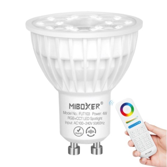 Ampoule GU10 4W RGB+CCT -...