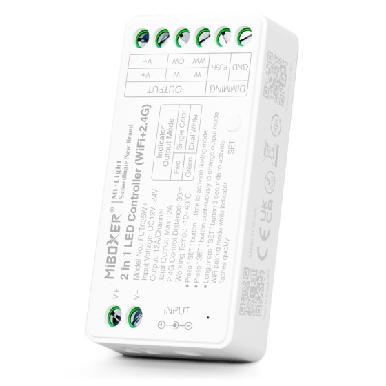Contrôleur bande LED 2en1 -...