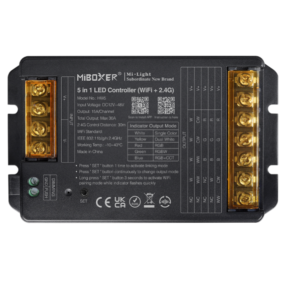 Contrôleur bande LED 5en1...